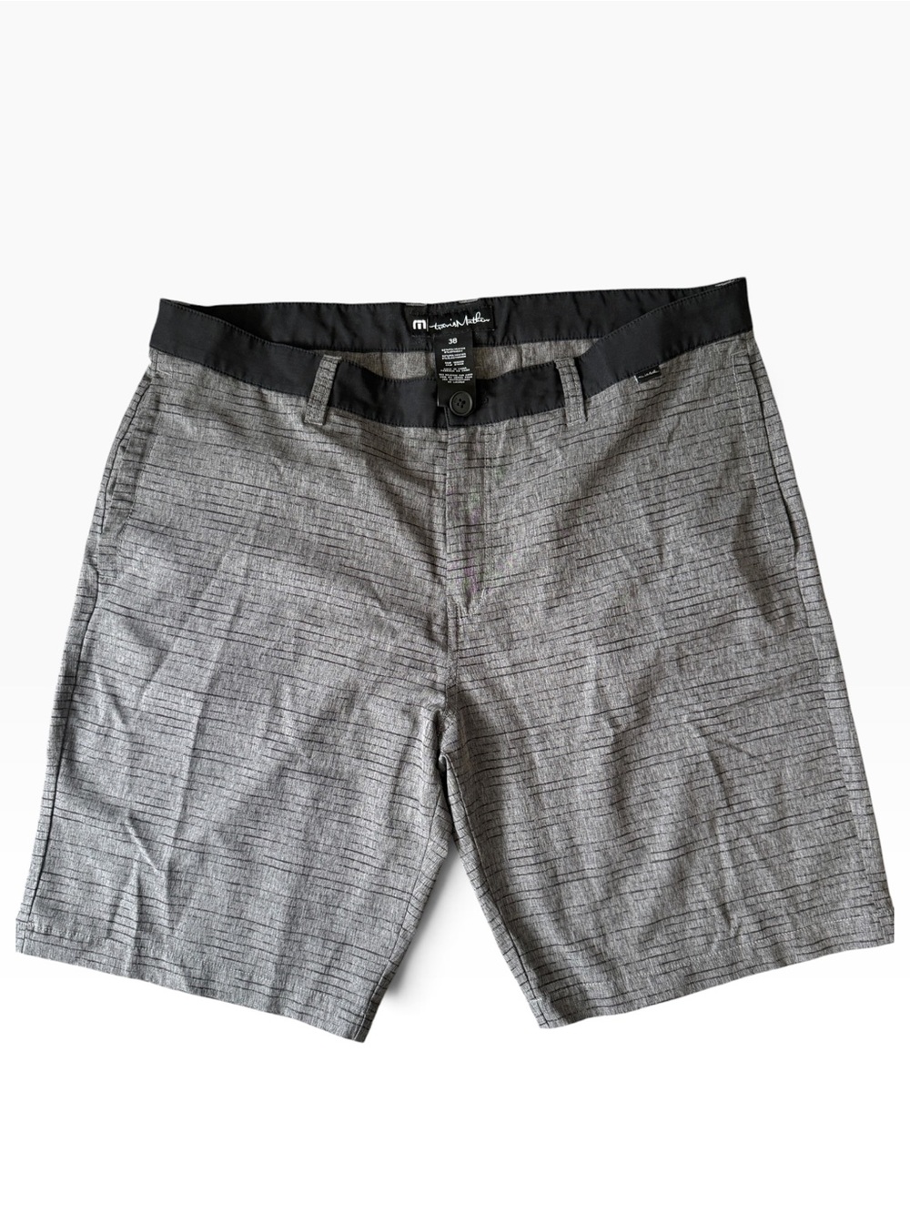 Travis Mathew Gray Lightweight Shorts - Size 38
